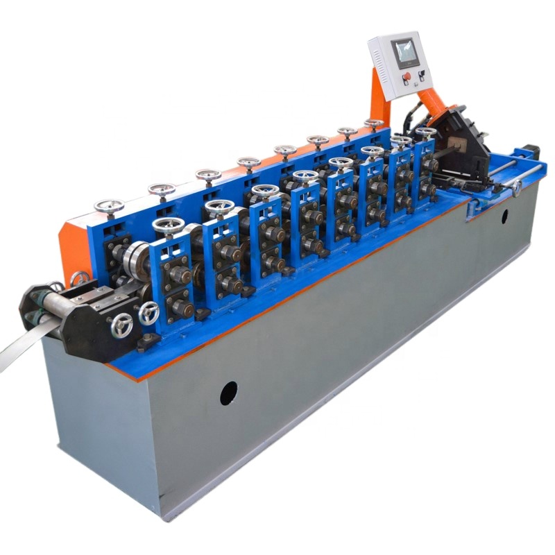 Edelstahlgeständer machen Maschinen Supermarktregal -Rollformmaschine mit CE/ISO -Zertifizierung